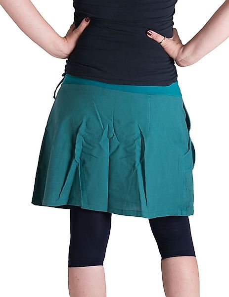 Vishes Minirock Bestickter Baumwollrock mit Blumen günstig online kaufen