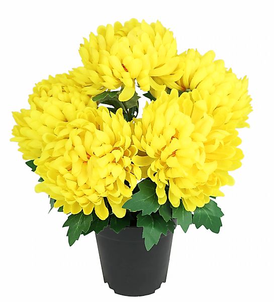 I.GE.A. Kunstblume "Chrysantheme im Topf", Blume Dekoblume Herbstblume Herb günstig online kaufen