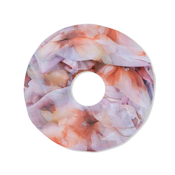MIRROSI Loop Damen Schal mit Blumen-Muster günstig online kaufen