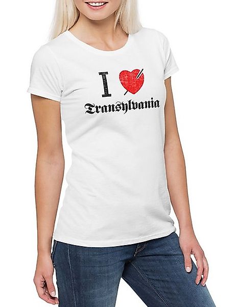 Urban Backwoods Print-Shirt I Love Transylvania Damen T-Shirt Mayhem Oystei günstig online kaufen