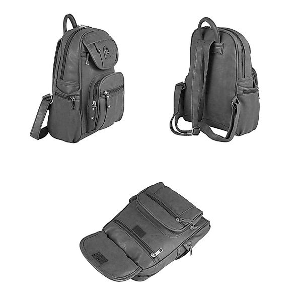 ITALYSHOP24 Rucksack Damen CityRucksack Tagesrucksack Schultertasche günstig online kaufen