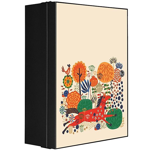 Banjado XXL Medizinschrank Abschliessbar 35x46x15cm Arzneischrank Anthrazit günstig online kaufen