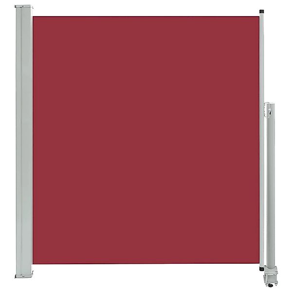 furnicato Ausziehbare Seitenmarkise 140 x 300 cm Rot günstig online kaufen