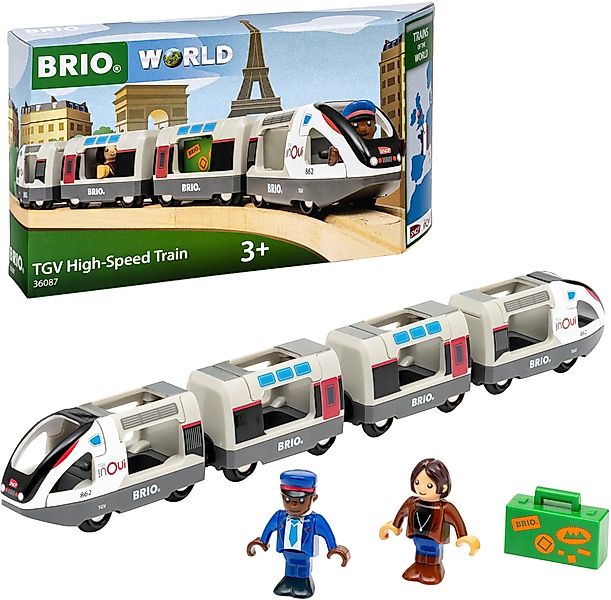 BRIO® Spielzeug-Eisenbahn BRIO® WORLD, TGV Hochgeschwindigkeitszug günstig online kaufen