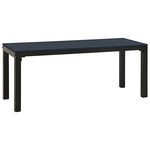 furnicato Gartenbank 110 cm Stahl und günstig online kaufen