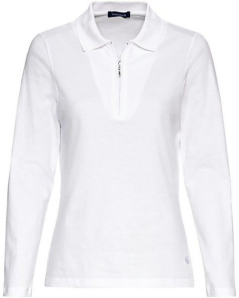 Highmoor Poloshirt Langarm-Poloshirt mit Zipper günstig online kaufen