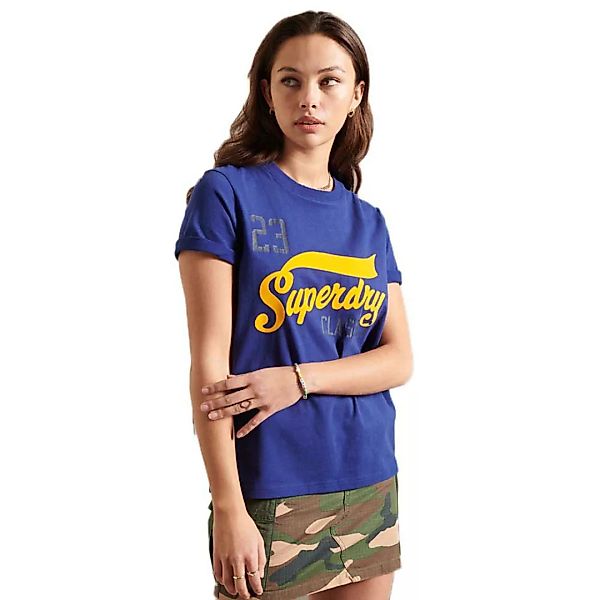 Superdry Collegiate Cali State Kurzarm T-shirt M Neptune Blue günstig online kaufen