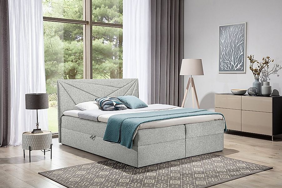 99rooms Boxspringbett Neon (Schlafzimmerbett, Bett), Design günstig online kaufen