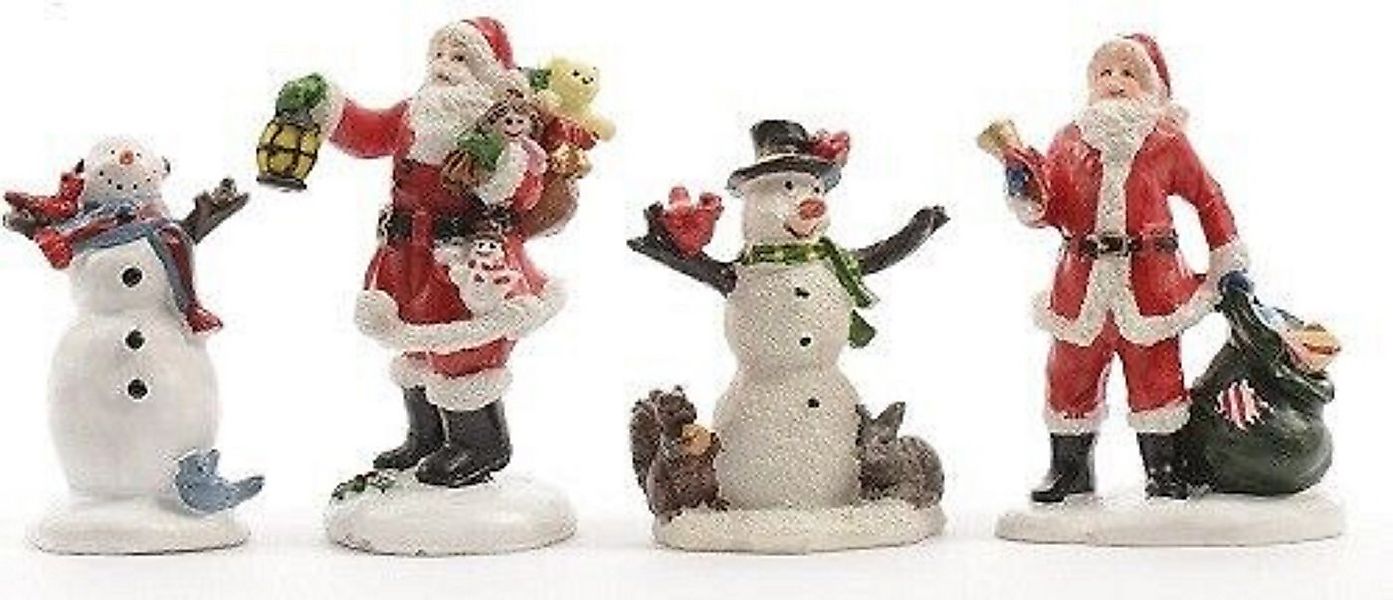 Kaemingk Weihnachtsfigur Weihnachtsdeko Deko Tischdeko Nikolaus Schneemann günstig online kaufen