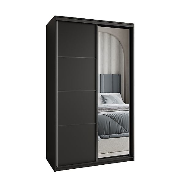 Masseno Schwebetürenschrank VARO Kleiderschrank mit Spiegel günstig online kaufen