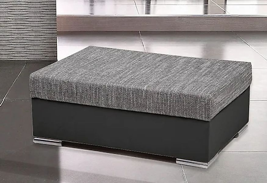 COLLECTION AB Hocker »John« Frei im Raum stellbar, wahlweise mit Federkern günstig online kaufen