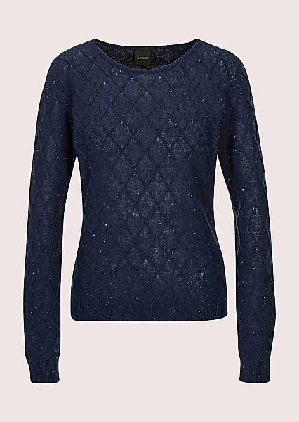 MADELEINE Longpullover "Strickpullover Schicker Kaschmirpullover mit Glanze günstig online kaufen
