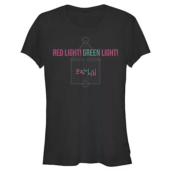 Netflix - Squid Game - Icons Red Lights Green - Frauen T-Shirt günstig online kaufen
