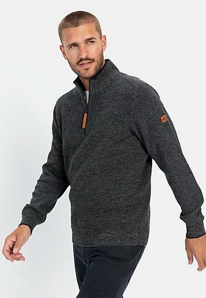 camel active Rundhalspullover aus einem Baumwollmix Pullover_Rundhalspullov günstig online kaufen