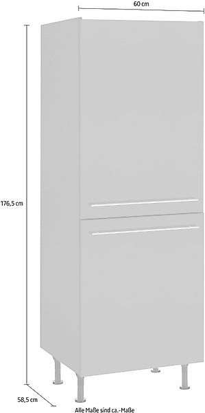 OPTIFIT Kühlumbauschrank "Bern", 60 cm breit, 176 cm hoch, höhenverstellbar günstig online kaufen
