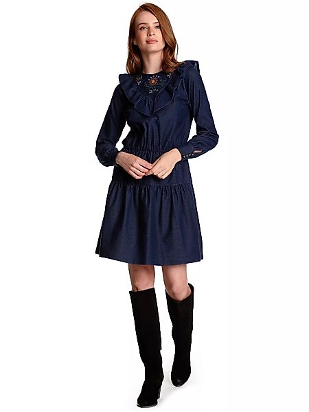 Vive Maria Nevada Denim Damen A-Linien-Kleid blau günstig online kaufen