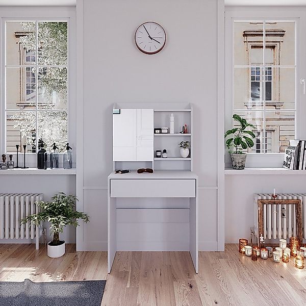 Vicco Schminktisch Laura, Weiß, 70 cm günstig online kaufen