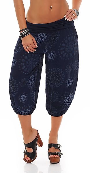 malito more than fashion Caprihose 7182 kurze Pluderhose in modischen Farbe günstig online kaufen