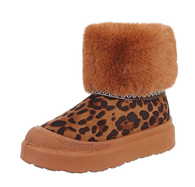 Ital-Design Damen Snowboots Freizeit Snowboots (87531735) Flach Stiefelette günstig online kaufen