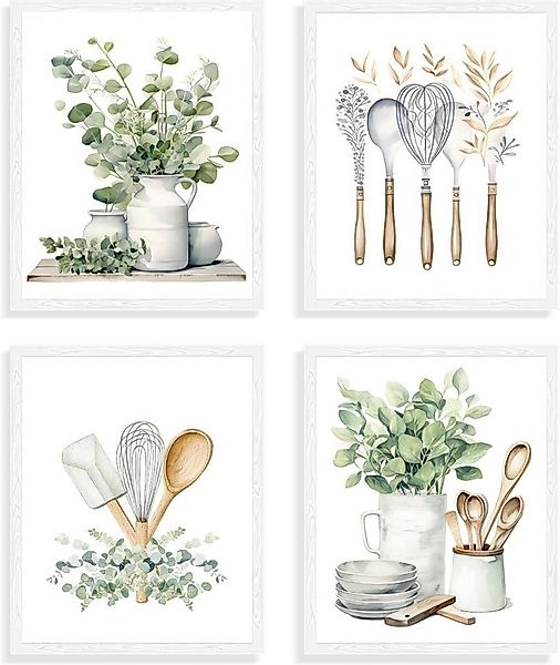 Dazzlewall Leinwandbild Botanische Küche Leinwandbilder Salbei günstig online kaufen