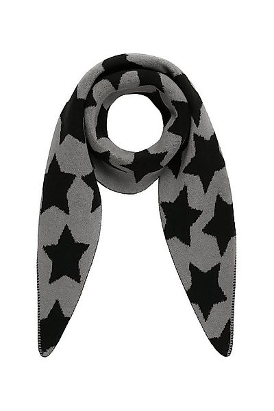 Faera Modeschal Flauschig mit Kontrastnaht, (1-St), 9428 in Grau günstig online kaufen