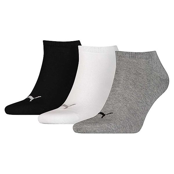 Puma Sneaker Plain Socken 3 Paare EU 39-42 Grey / White / Black günstig online kaufen