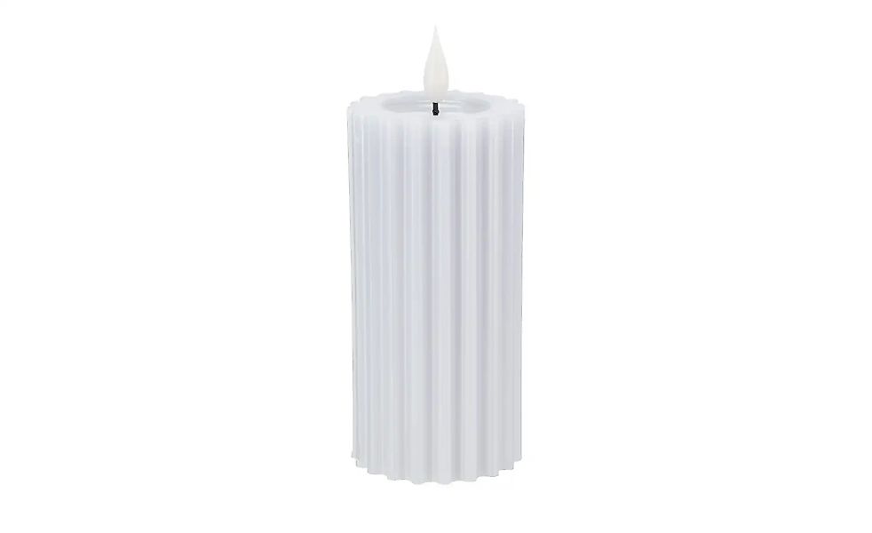 HOME STORY LED Kerze   ¦ blau ¦ Wachs,Kunststoff ¦ Maße (cm): H: 18  Ø: 7.5 günstig online kaufen