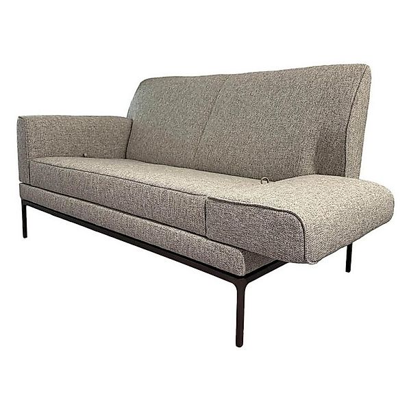 Jori 2-Sitzer Sofa Glove 8950 SO140 Stoff Bembebis C0720 Grau Untergestell günstig online kaufen