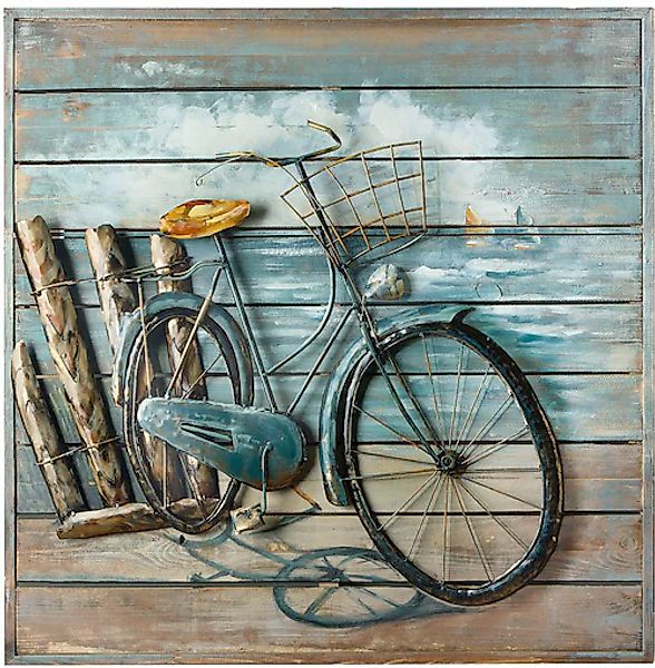 GILDE GALLERY Metallbild »Kunstobjekt Enjoy The Ride« 1 Stk. tlg. günstig online kaufen