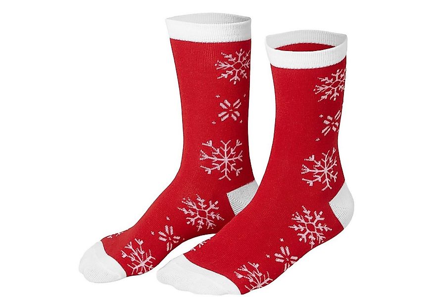 dressforfun Kuschelsocken Weihnachtssocken mit Eisblumen-Motiv günstig online kaufen