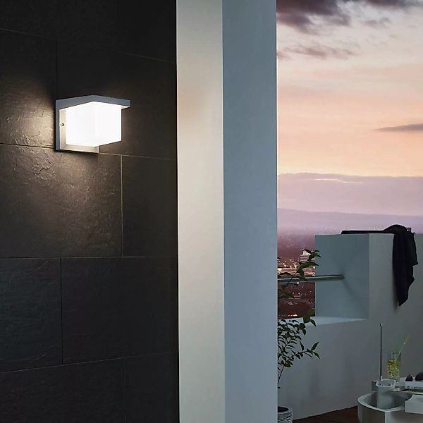 Würfelförmige LED-Außenwandleuchte Desella günstig online kaufen