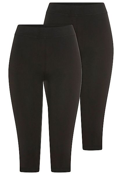 YSABEL MORA 3/4-Leggings (2er Pack) elastischer Bund, Baumwollmix günstig online kaufen
