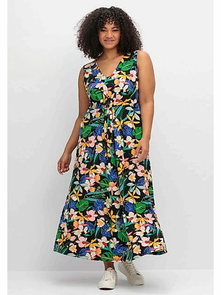 sheego by Joe Browns Jerseykleid Große Größen mit Blumendruck und schwingen günstig online kaufen