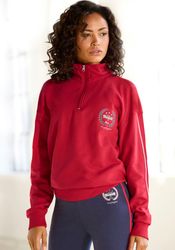 H.I.S Sweatshirt mit Troyerkragen und Stickerei, Loungeanzug günstig online kaufen