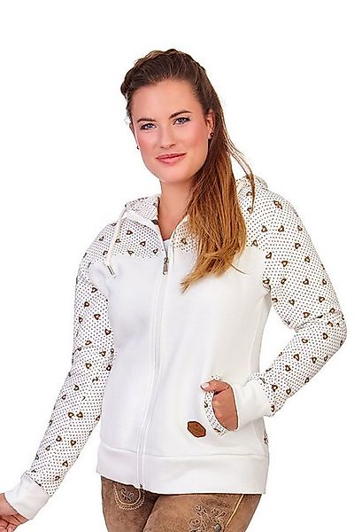 Hangowear Outdoorjacke Sweatjacke Damen - PRISCA - offweiß günstig online kaufen