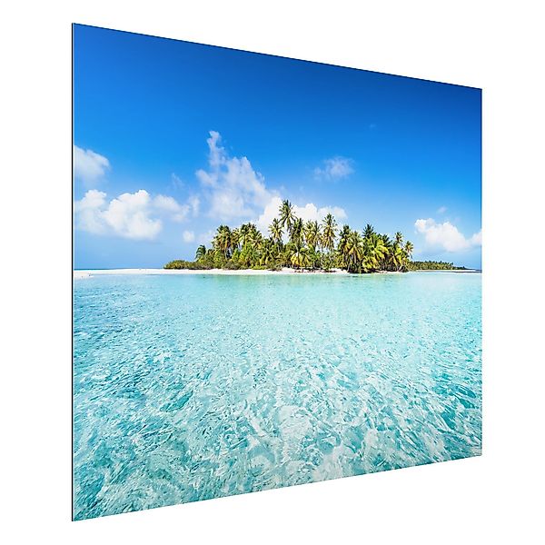 Alu-Dibond Bild Crystal Clear Water günstig online kaufen