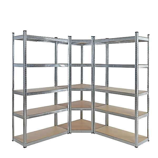 ESTEXO Regal Steckregal Set Eckregal Lagerregal Werkstattregal Kellerregal günstig online kaufen