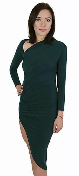 Sarcia.eu Midikleid Dunkelgraues asymmetrisches Kleid JOHN ZACK S günstig online kaufen