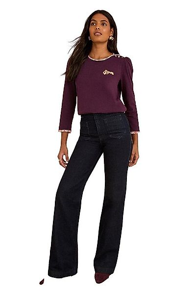 Love & Roses Langarmbluse Love & Roses Oberteil mit Rundhalsausschnitt (1-t günstig online kaufen