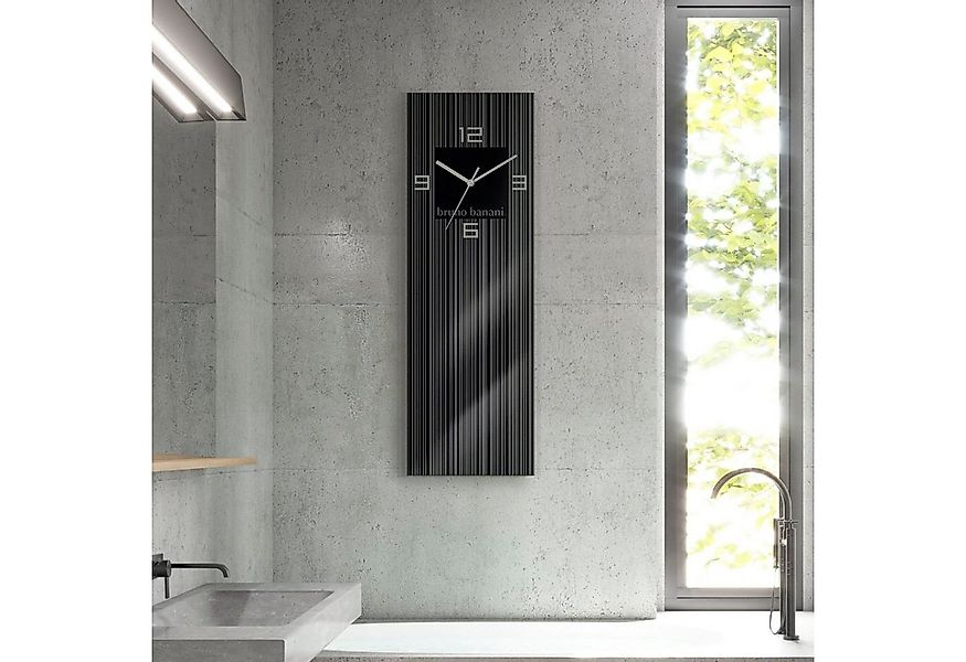Bruno Banani Wanduhr Thin Stripes auf Glas (wahlweise mit Quarz- oder Funku günstig online kaufen
