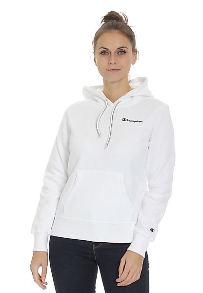 Champion Damen Kapuzenpullover 114416 WW001 WHT Weiß günstig online kaufen
