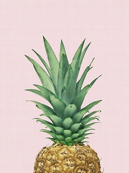Poster / Leinwandbild - Pineapple Pink günstig online kaufen
