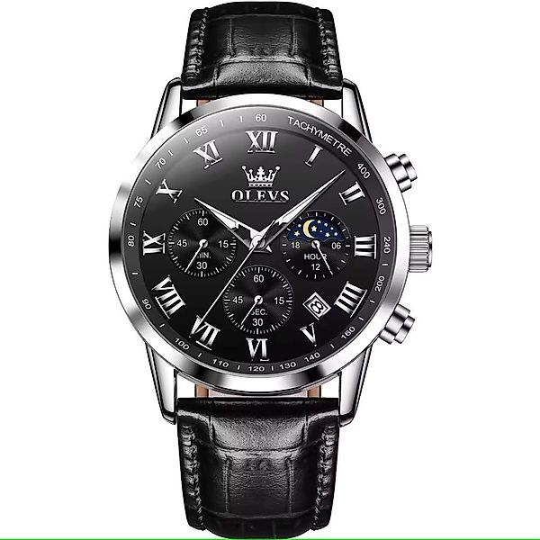 OLEVS Quarzuhr OLEVS Luxus Herrenuhr Chronograph günstig online kaufen