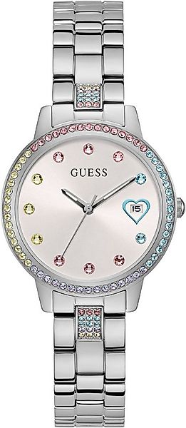 Guess Quarzuhr THREE OF HEARTS GW0657L1, Armbanduhr, Damenuhr günstig online kaufen