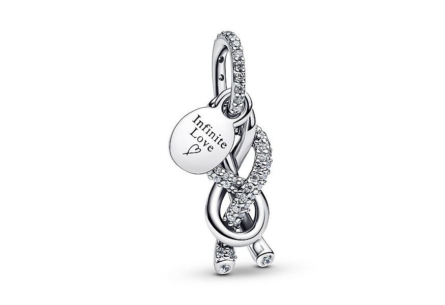 Pandora Kettenanhänger Charm-Silber Pavé Unendlichkeitsknoten günstig online kaufen