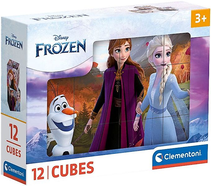 Clementoni® Würfelpuzzle Frozen 2, 12 Puzzleteile, günstig online kaufen
