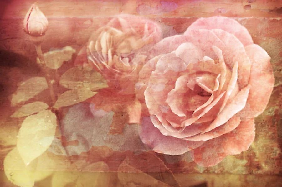 Papermoon Fototapete »Vintage Florals« günstig online kaufen