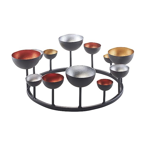 Kobolo Kerzenhalter Dekokranz HUGO (Metall) günstig online kaufen