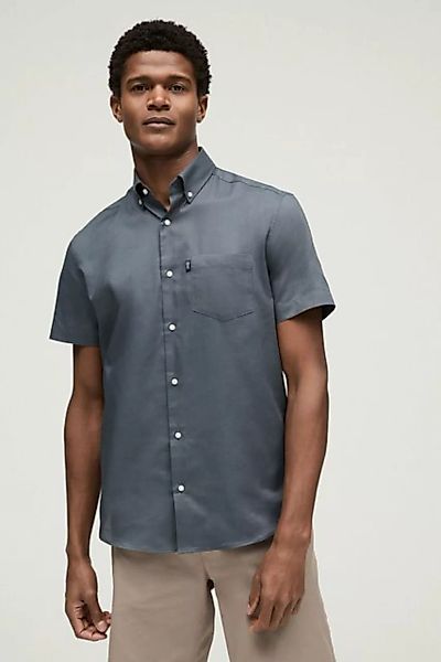 Next Kurzarmhemd Bügelleichtes Button-down-Oxfordhemd, Kurzarm (1-tlg) günstig online kaufen