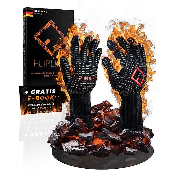 FLIPLINE® Grillhandschuhe Größe M, Idealer Schutz für Hände auch für Fahrze günstig online kaufen